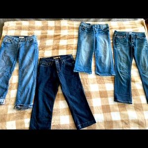 5 Bundle deal BKE the Buckle size 27 Capri, Cropped & Jean